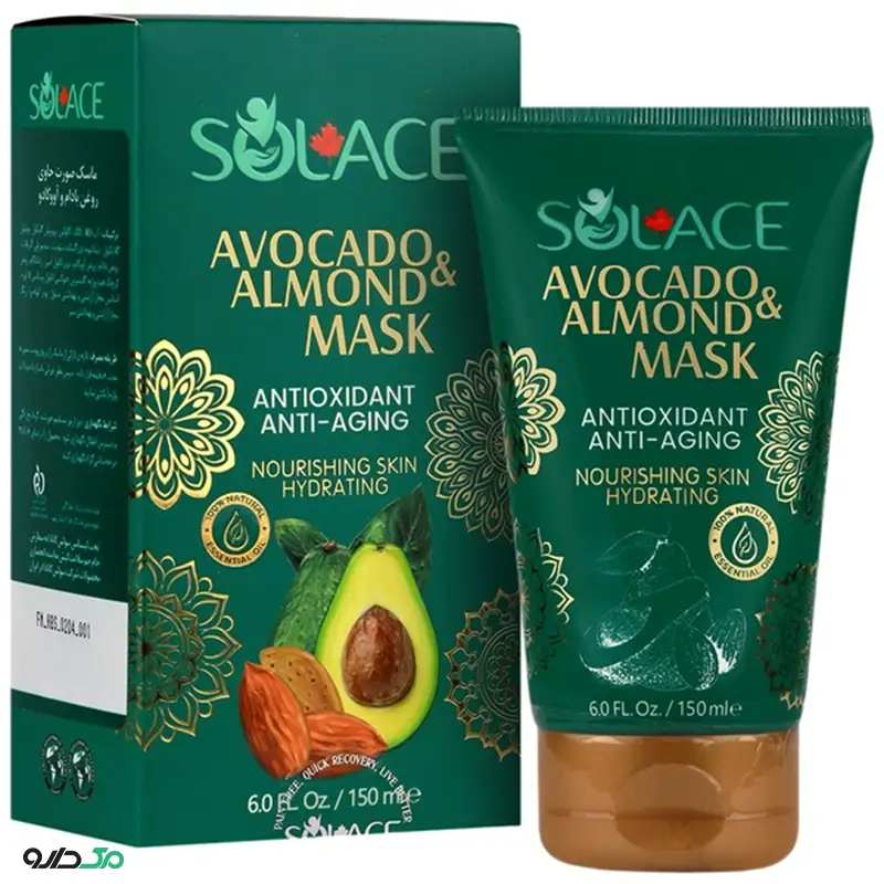 ماسک صورت روغن بادام و آووکادو سولس